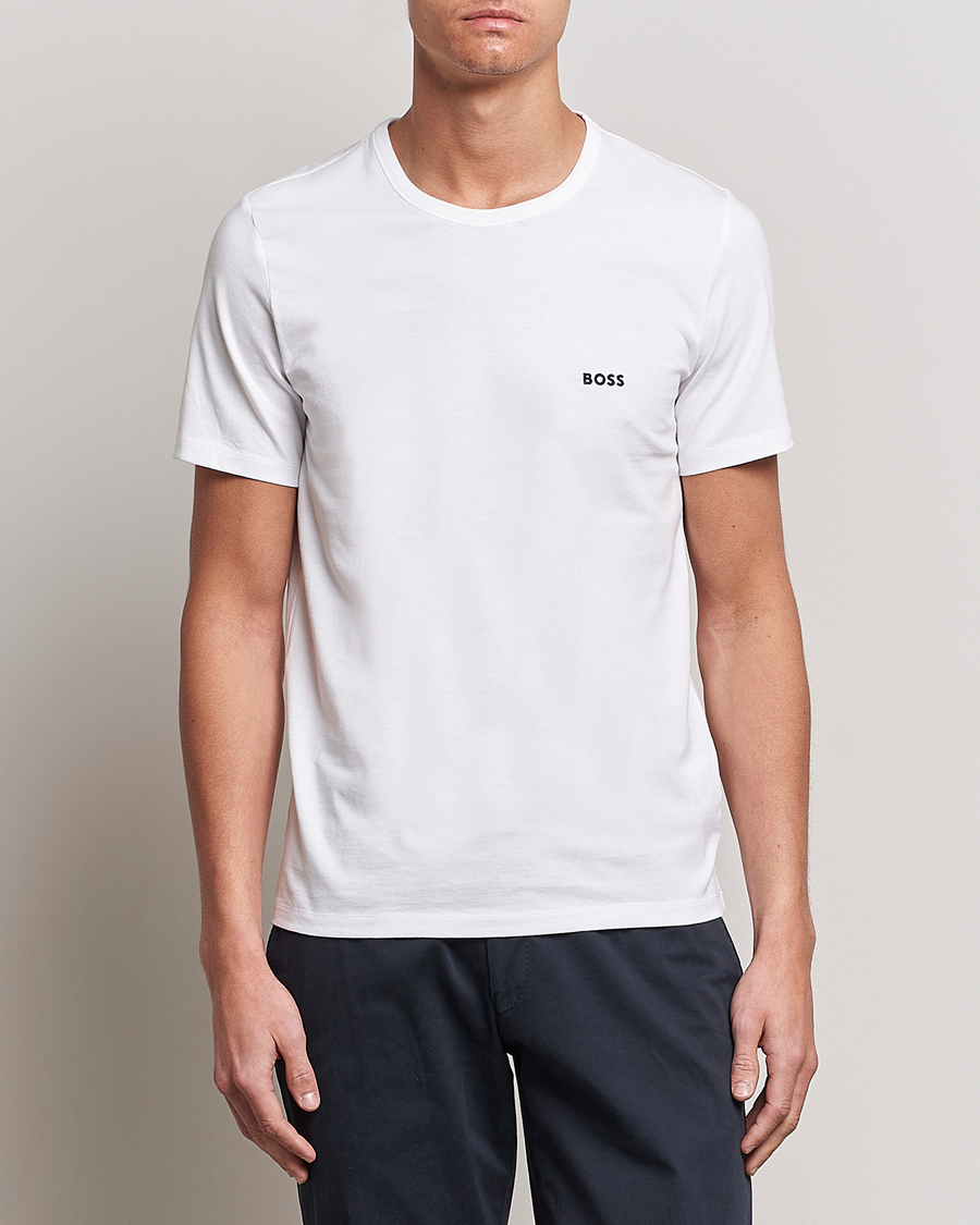 Mies | Vaatteet | BOSS BLACK | 3-Pack Crew Neck T-Shirt White/Navy/Black
