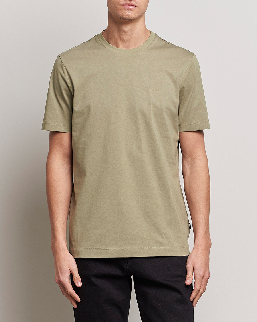Mies |  | BOSS BLACK | Thompson Crew Neck T-Shirt Pastel Green