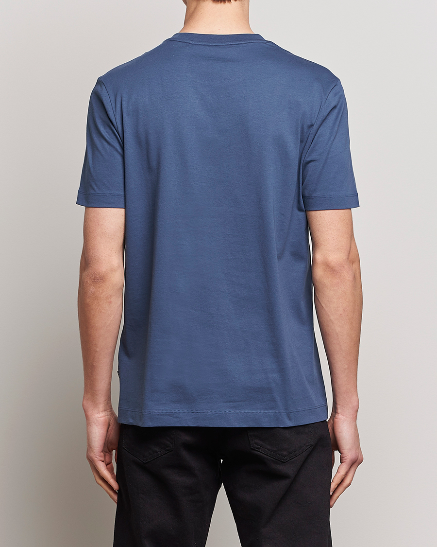 Mies | T-paidat | BOSS BLACK | Thompson Crew Neck T-Shirt Open Blue