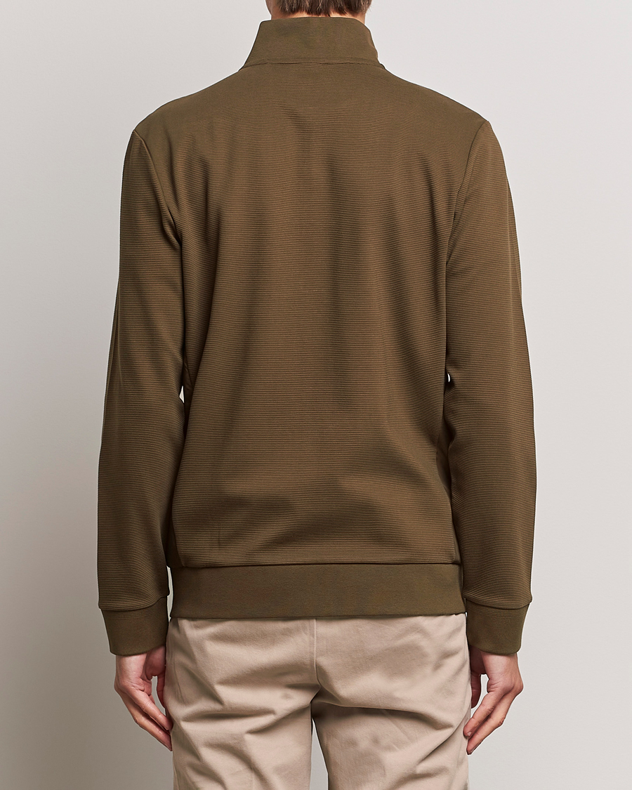 Mies | Puserot | BOSS BLACK | Shepherd Full Zip Sweater Open Green