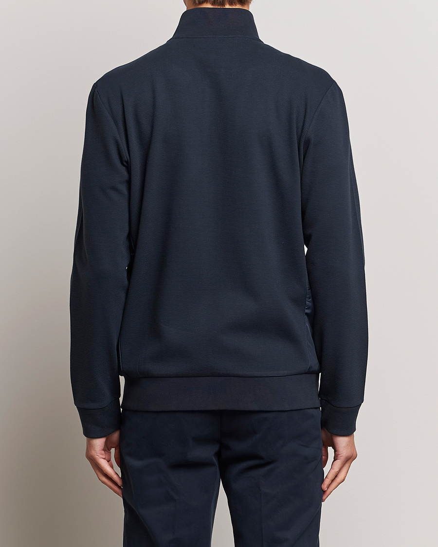 Mies | Puserot | BOSS BLACK | Shepherd Full Zip Sweater Dark Blue