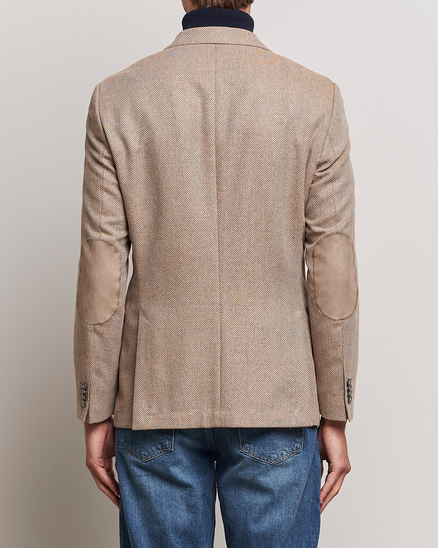 Mies | Pikkutakit | BOSS BLACK | Huston Herringbone Blazer Medium Beige