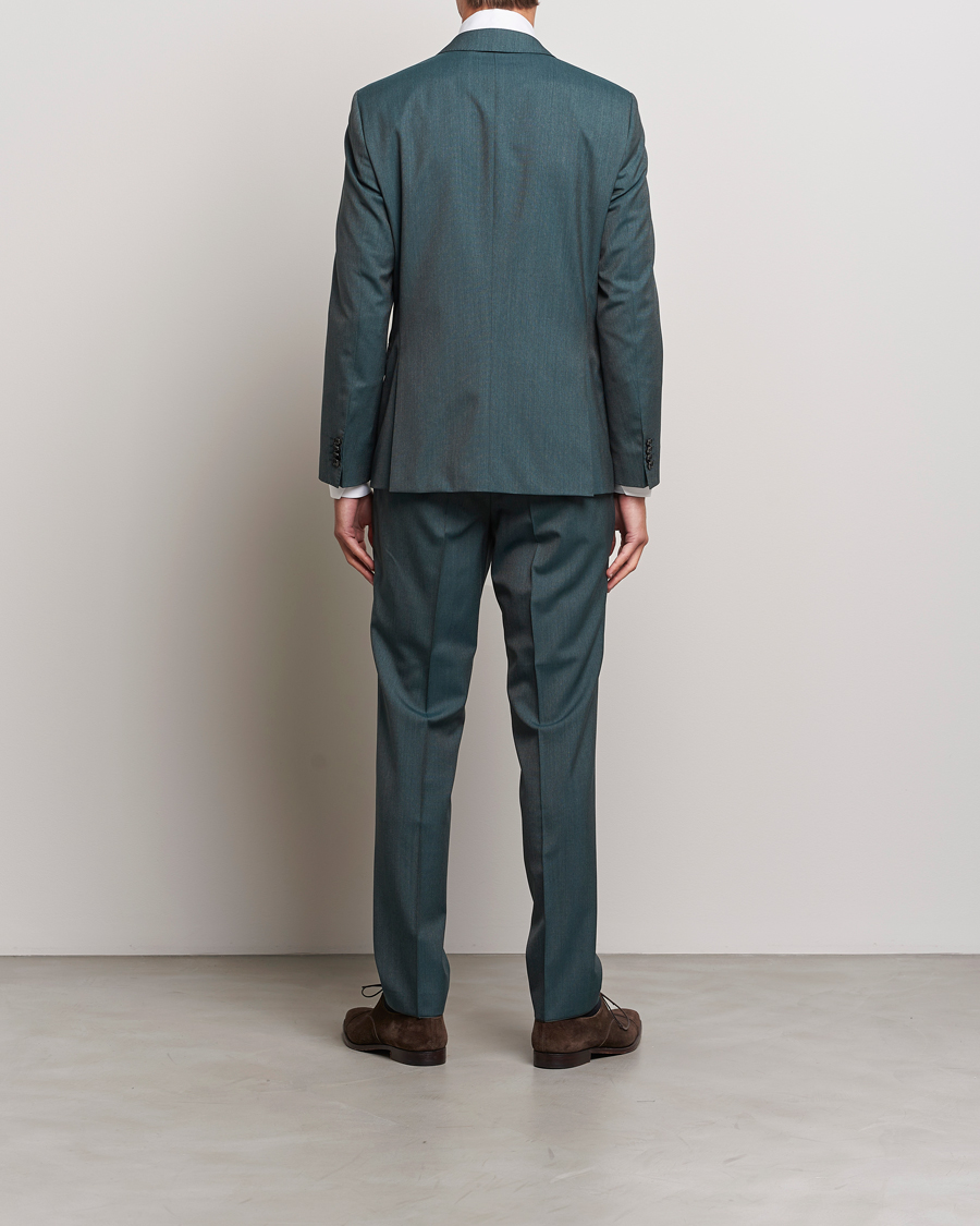 Mies | Puvut | BOSS BLACK | Huge Wool Suit Open Green