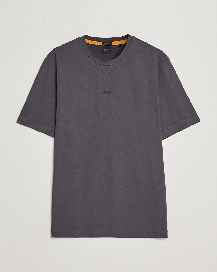 Mies |  | BOSS ORANGE | Tchup Logo Crew Neck T-Shirt Dark Grey