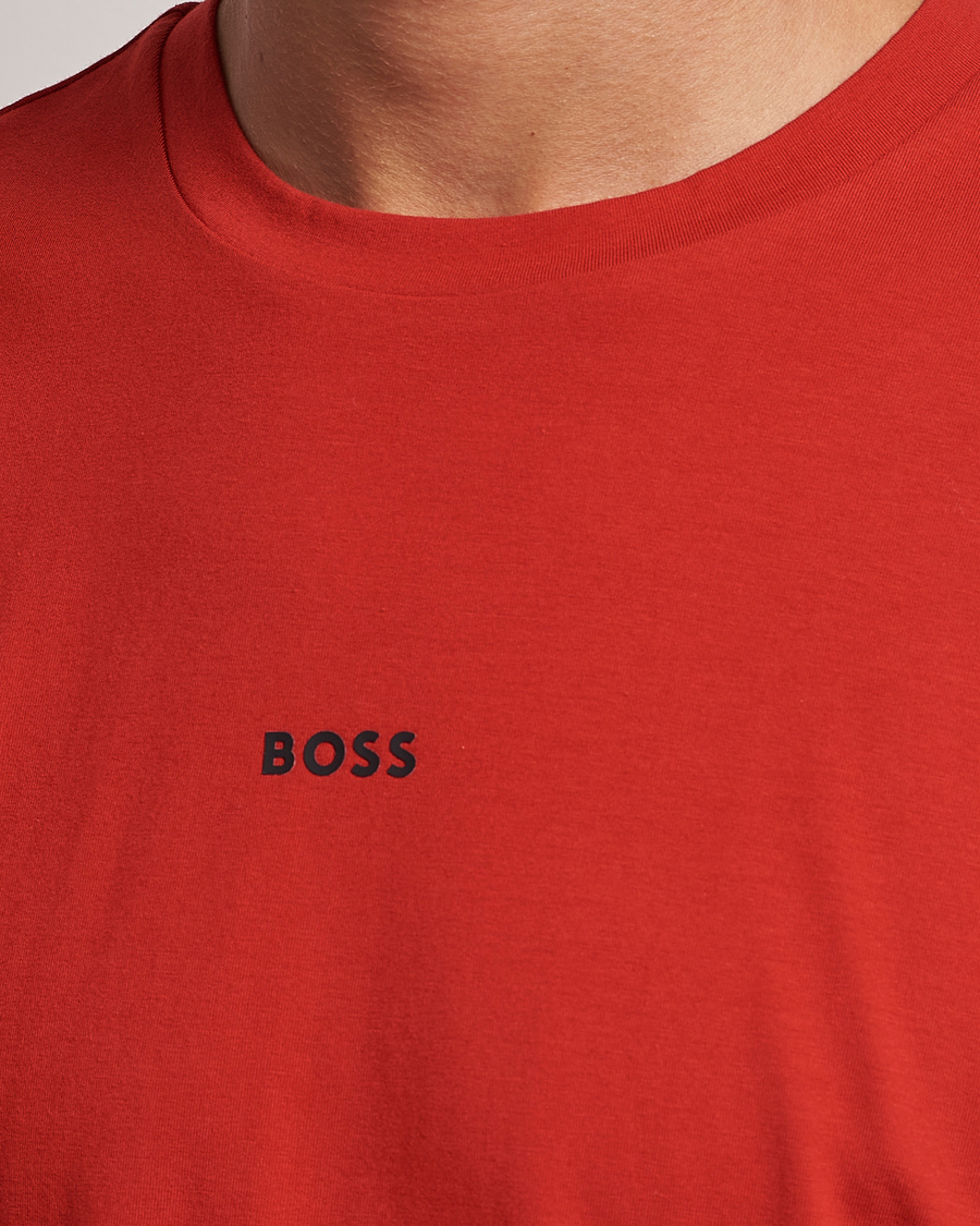 Mies | T-paidat | BOSS ORANGE | Tchup Logo Crew Neck T-Shirt Bright Red