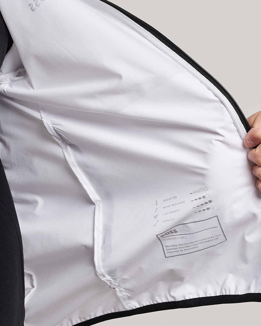 Mies | Takit | BOSS GREEN | Cush Shell Hoodie Jacket White