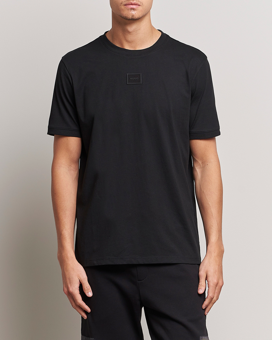 Mies | Mustat t-paidat | HUGO | Diragolino Crew Neck T-Shirt Black