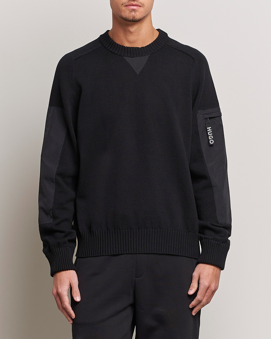 Mies |  | HUGO | Sutil Knitted Sweater Black