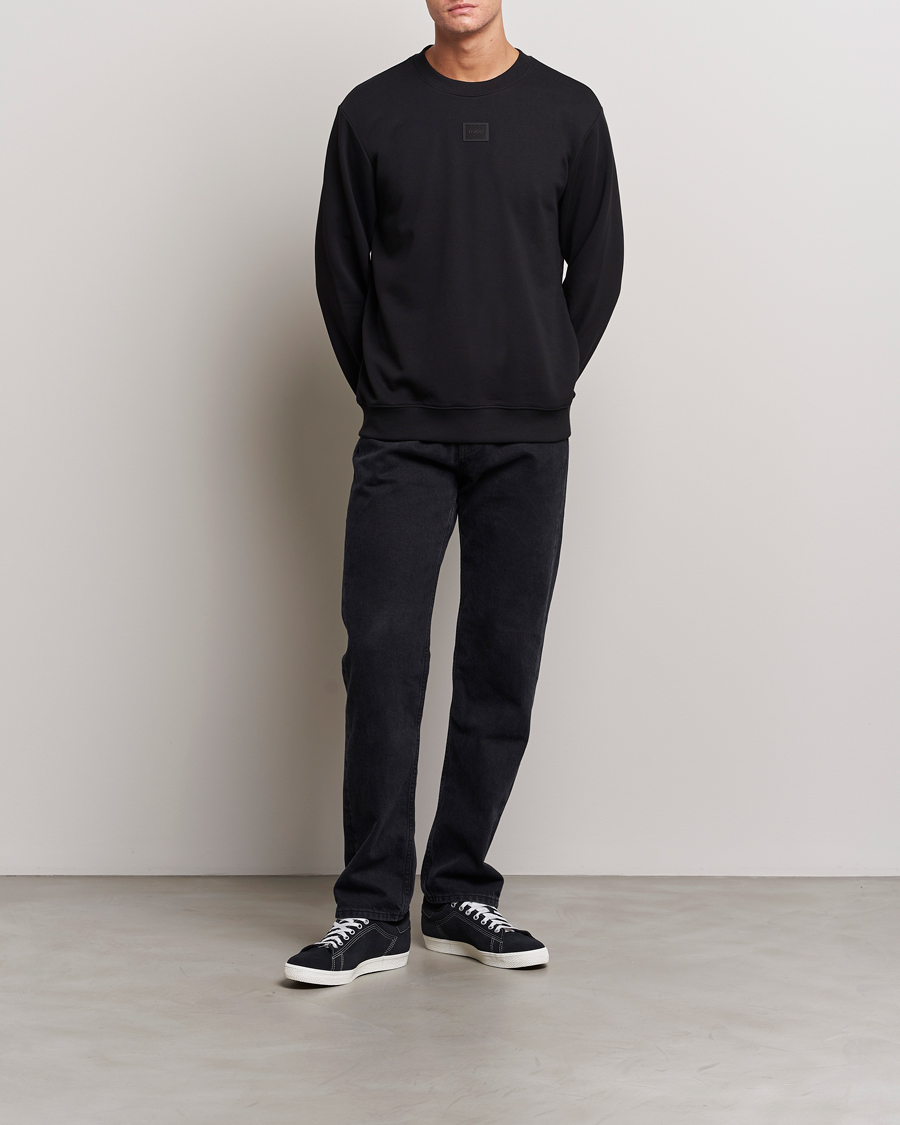 Mies | Puserot | HUGO | Diragol Crew Neck Sweatshirt Black