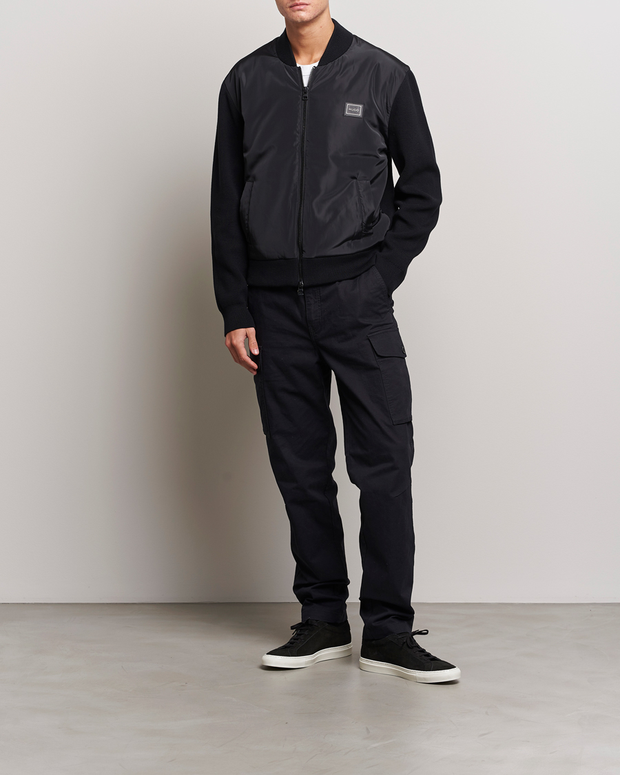 Mies | Takit | HUGO | Sombo Hybrid Jacket Black