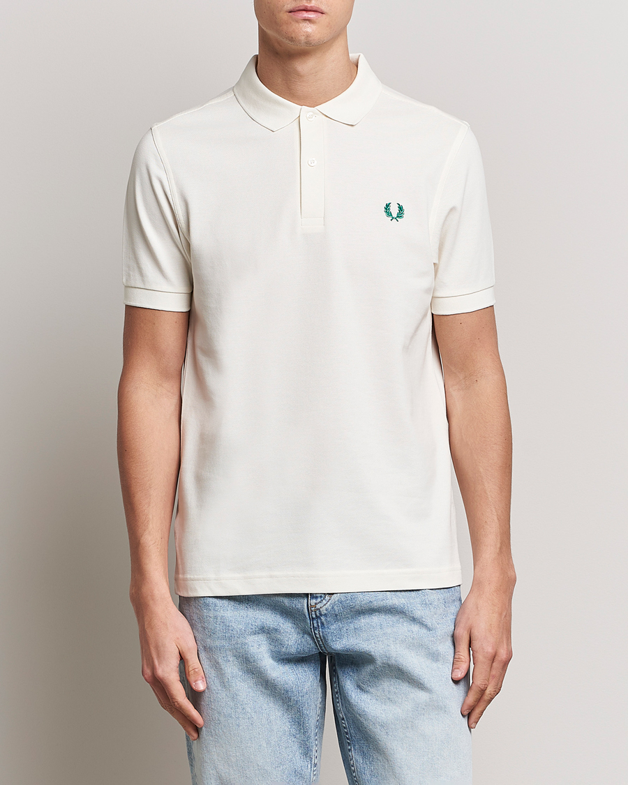 Mies | Fred Perry | Fred Perry | Plain Polo Shirt Light Ecru