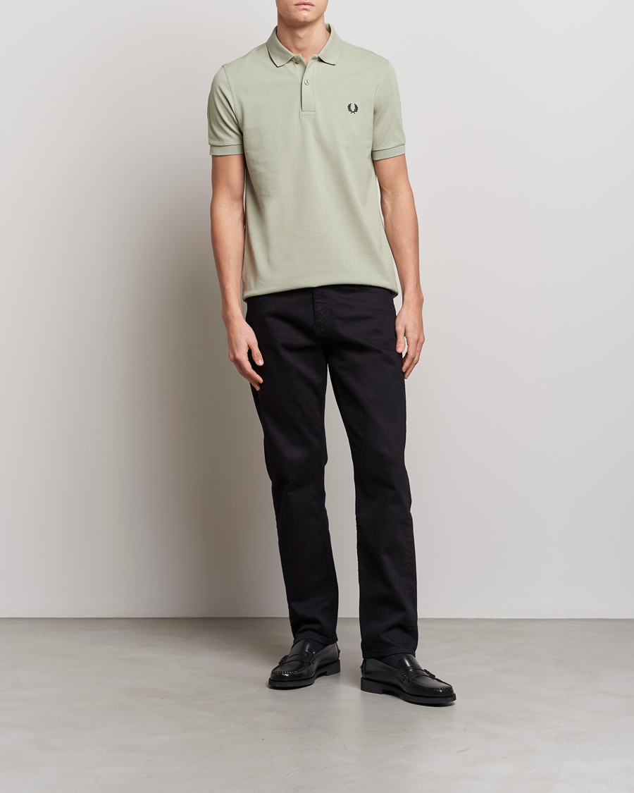 Mies | Pikeet | Fred Perry | Plain Polo Shirt Seagrass