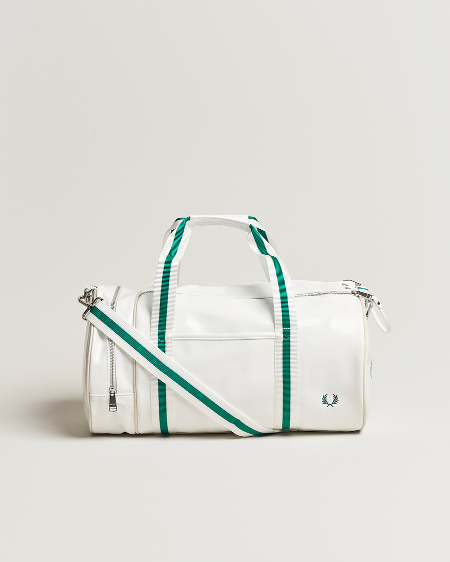 Mies | Fred Perry Classic Barrel Bag Snow White | Fred Perry | Classic Barrel Bag Snow White