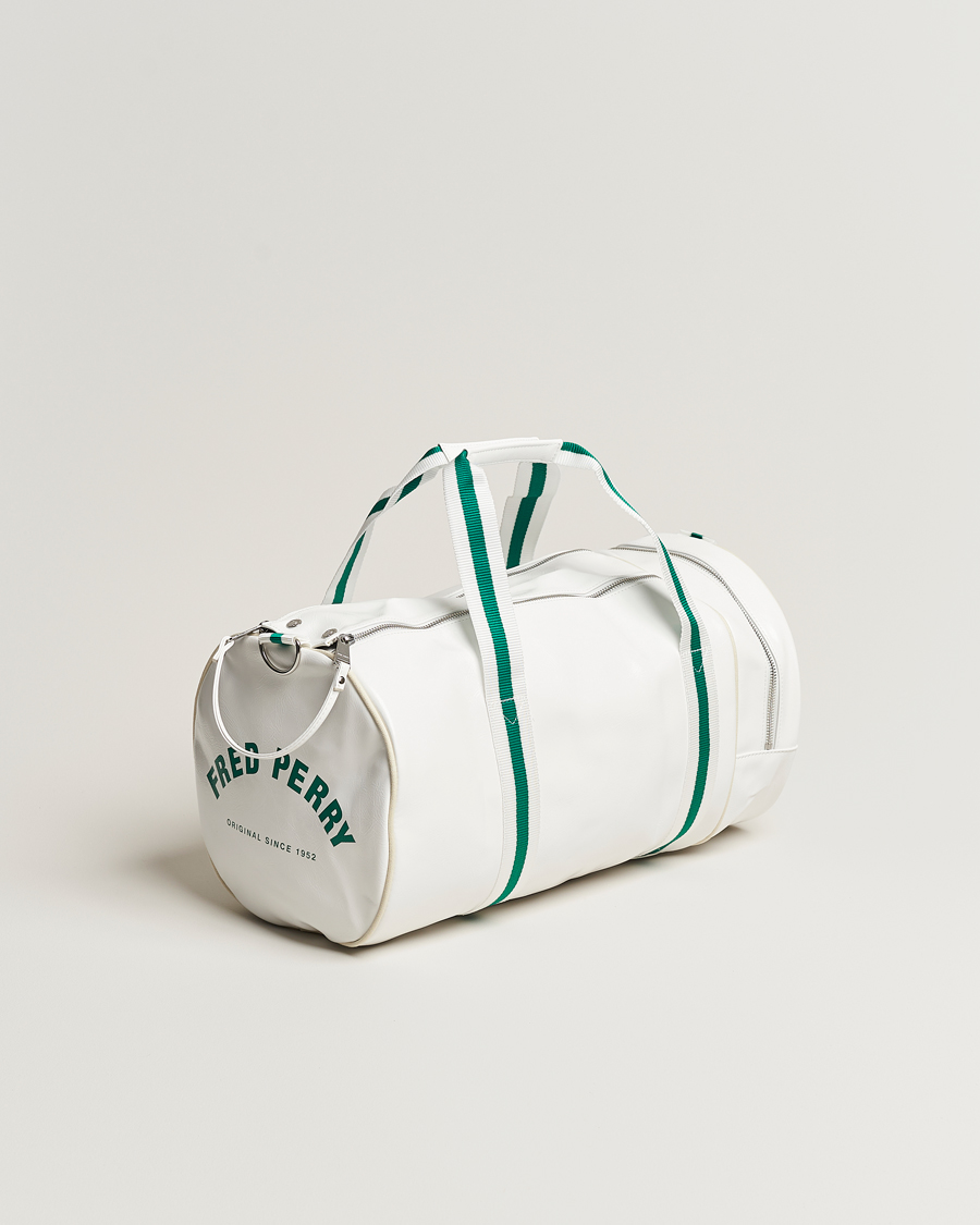Mies | Fred Perry Classic Barrel Bag Snow White | Fred Perry | Classic Barrel Bag Snow White
