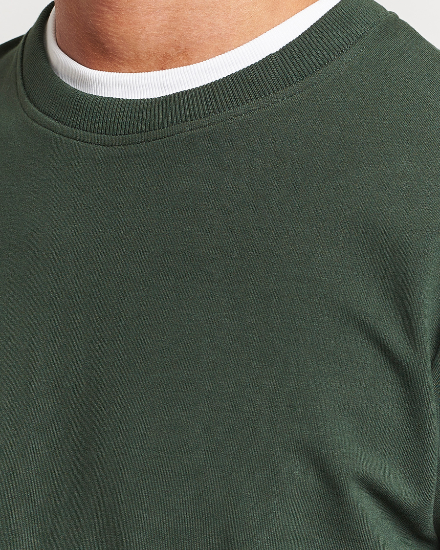 Mies | Puserot | Bread & Boxers | Loungewear Crew Neck Sweatshirt Forest Green