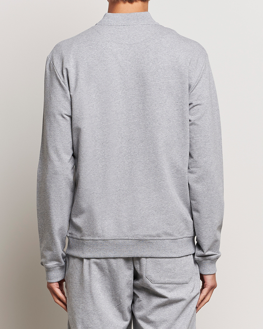 Mies | Puserot | Bread & Boxers | Loungewear Full Zip Sweater Grey Melange