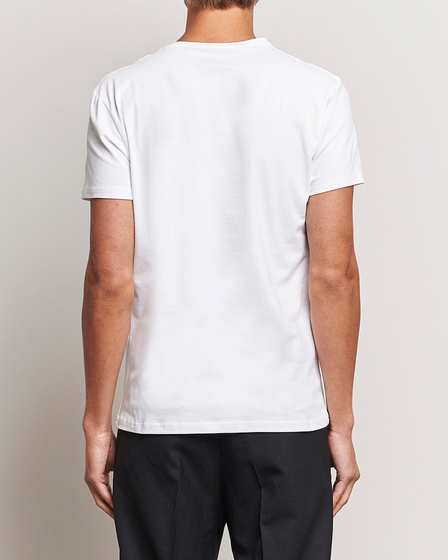 Mies | T-paidat | Bread & Boxers | 2-Pack V-Neck T-Shirt White
