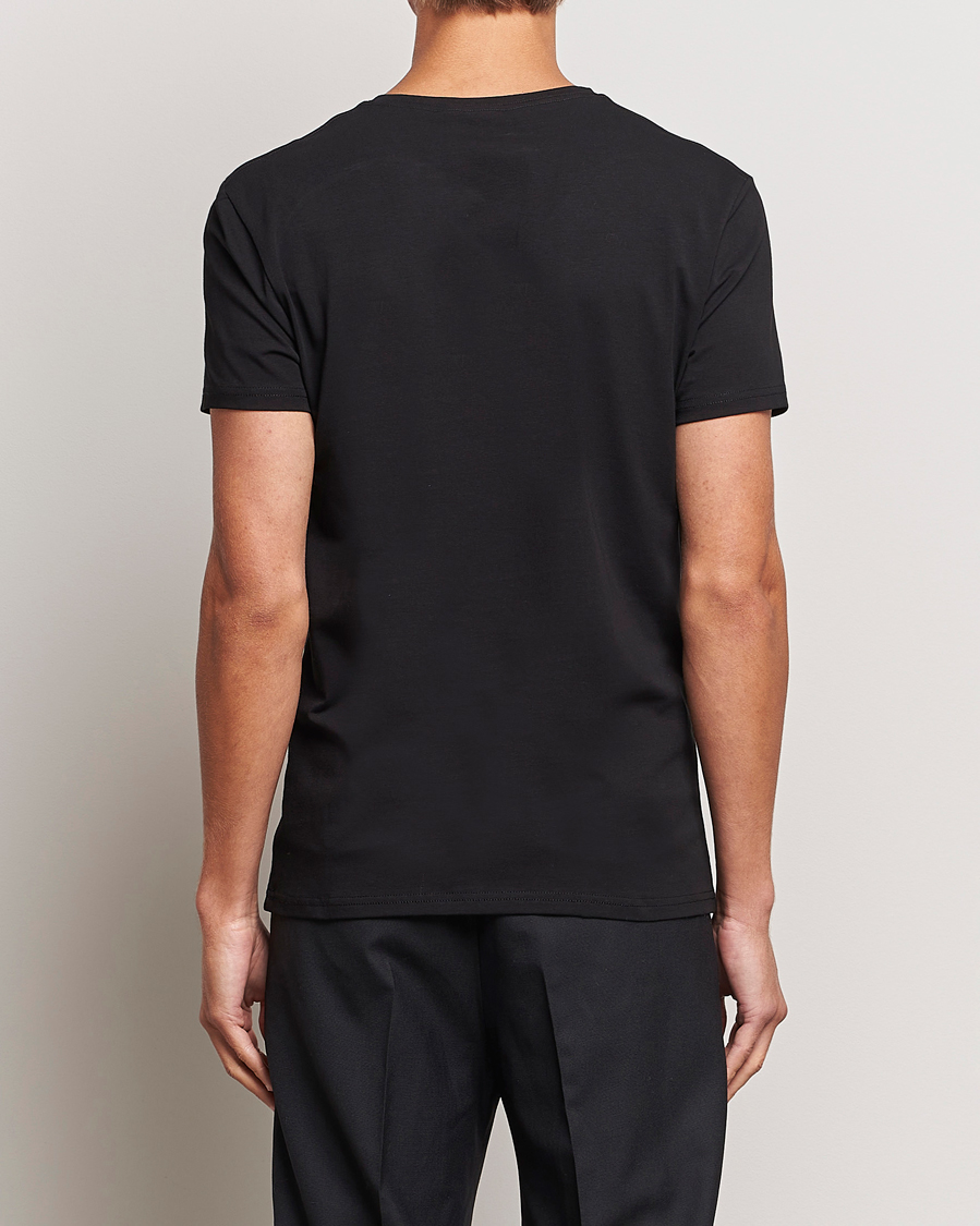 Mies | T-paidat | Bread & Boxers | 2-Pack V-Neck T-Shirt Black