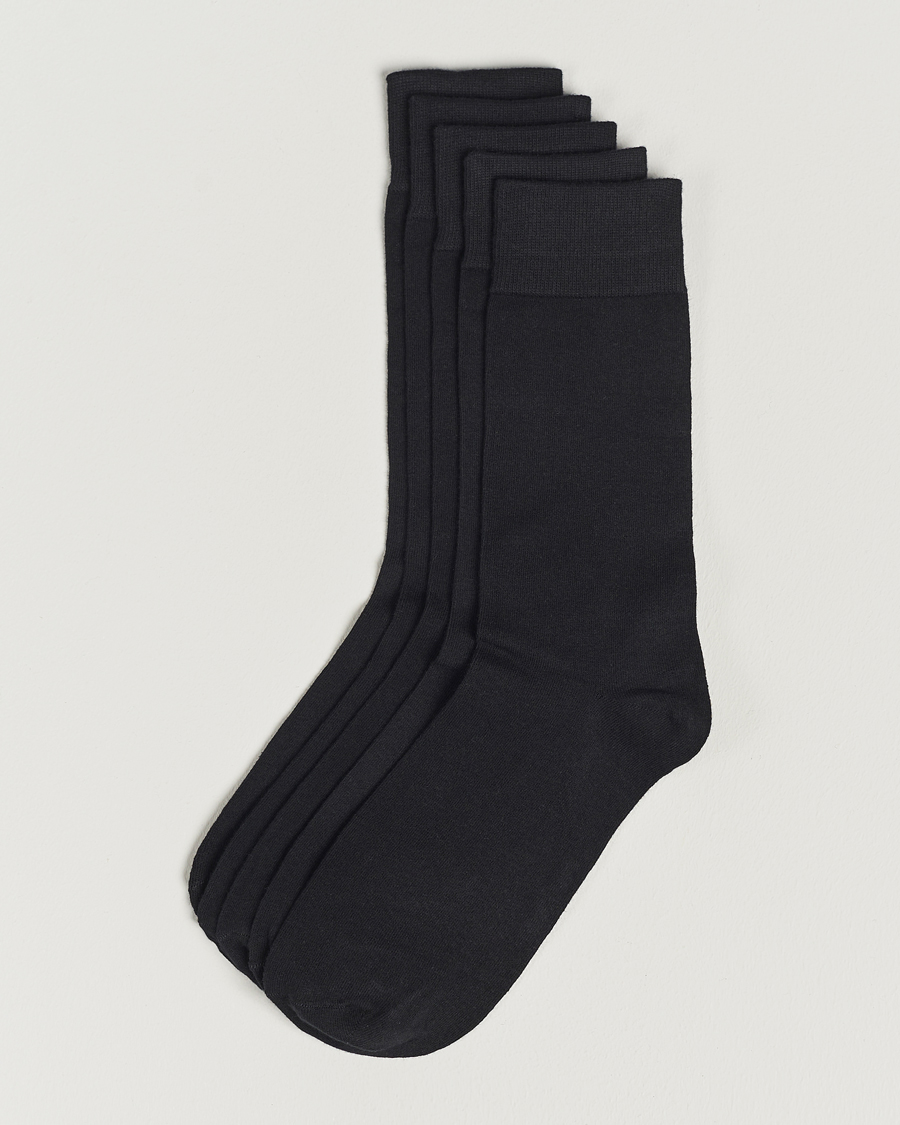 Mies | Alusvaatteet | Bread & Boxers | 5-Pack Socks Black