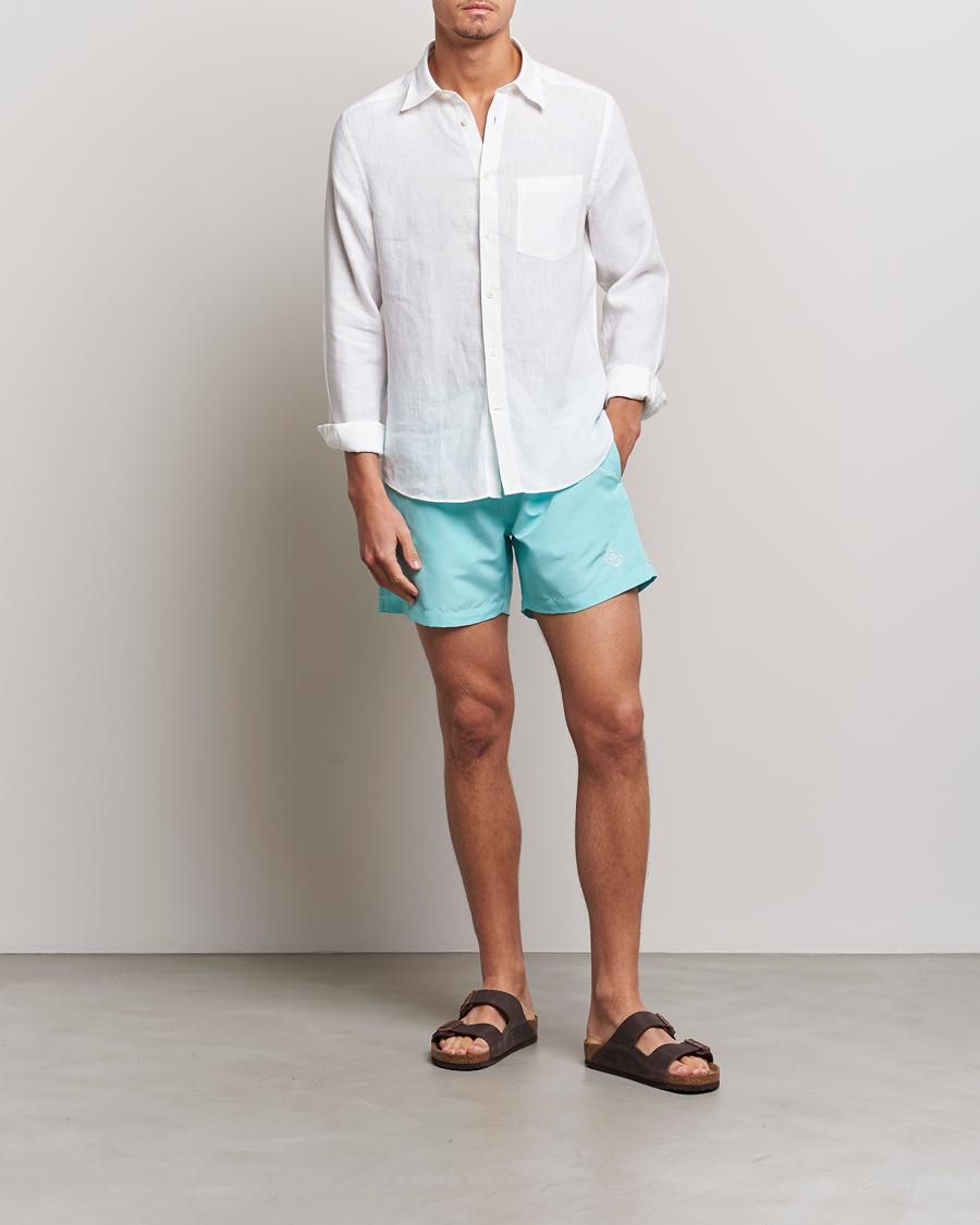Mies | Uimahousut | J.Lindeberg | Banks Solid Swimshorts Aqua Splash