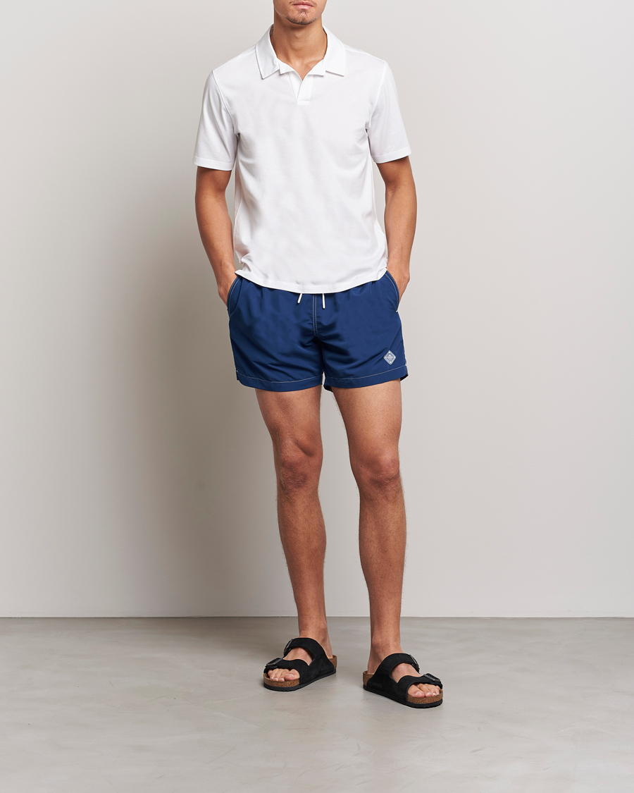 Mies | Uimahousut | J.Lindeberg | Banks Solid Swimshorts Midnight Blue