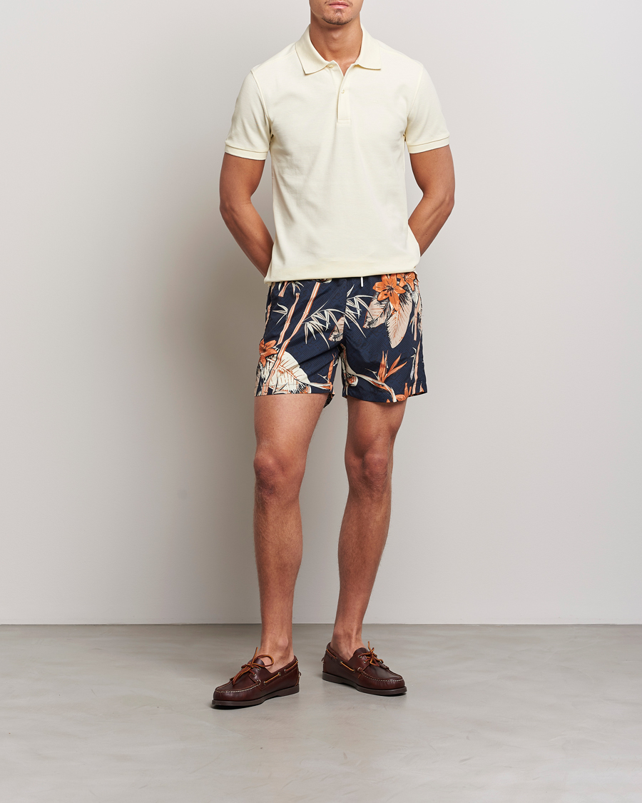 Mies | Uimahousut | J.Lindeberg | Banks Tropical Swimshorts Navy