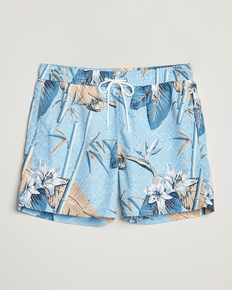 Mies | Uimahousut | J.Lindeberg | Banks Tropical Swimshorts Dream Blue
