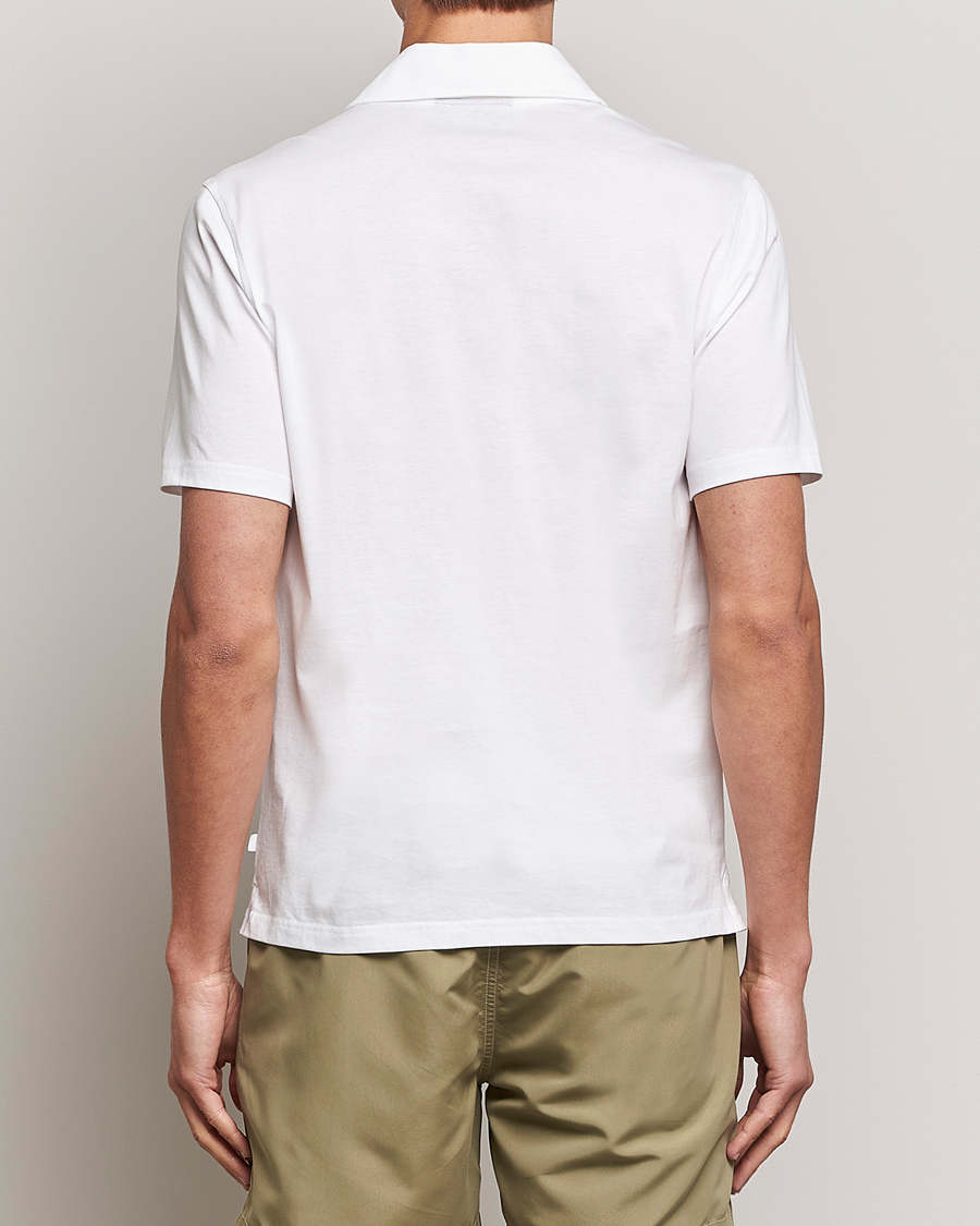 Mies | Pikeet | J.Lindeberg | Asher Open Collar Polo Shirt White