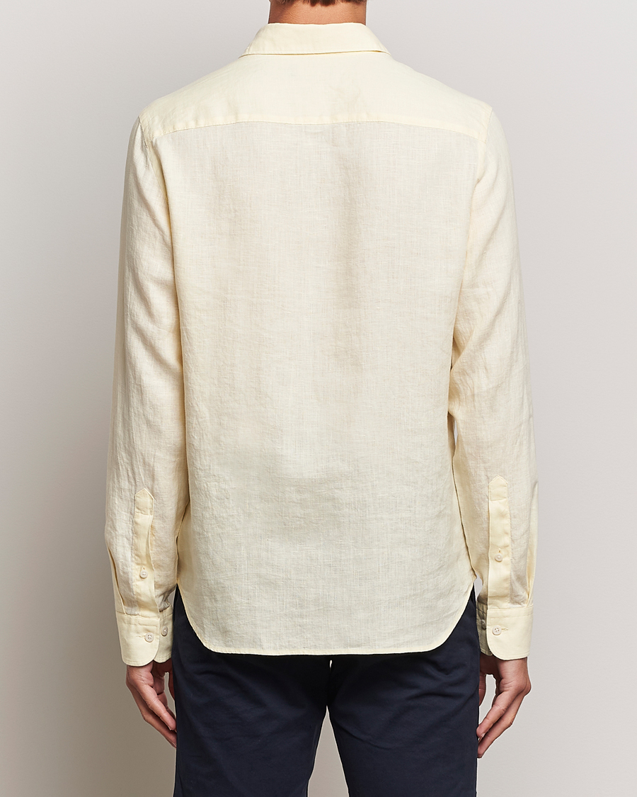 Mies | Kauluspaidat | J.Lindeberg | Clean Linen Slim Shirt Pear Sorbet