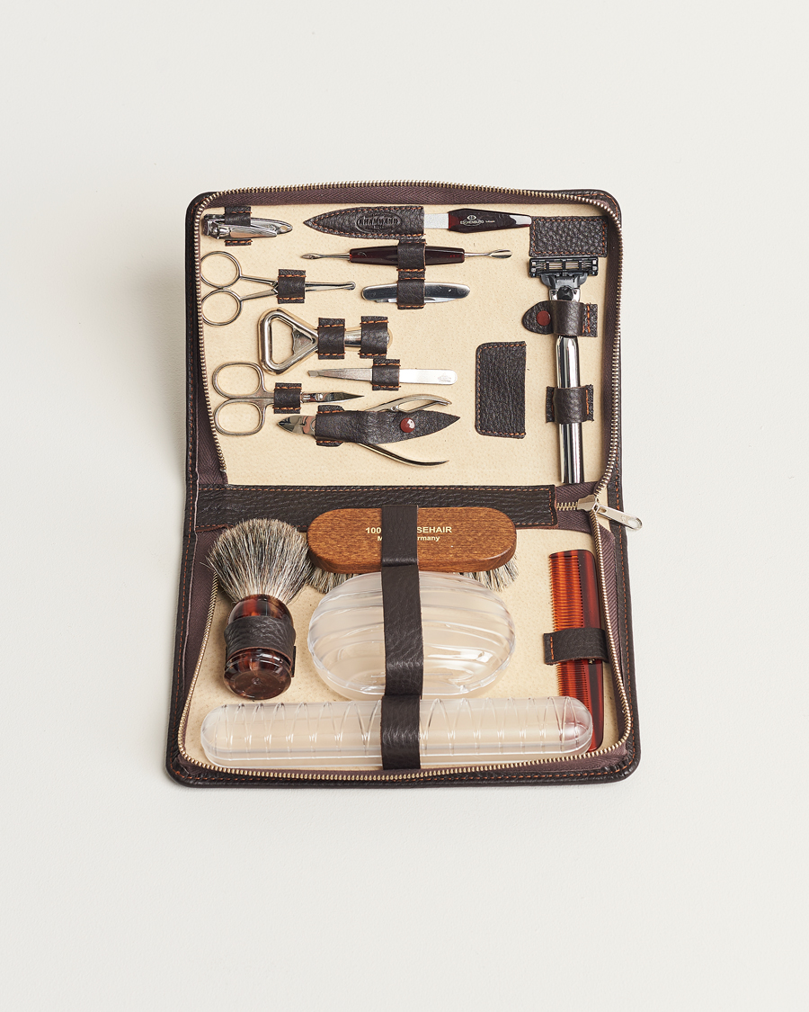 Mies | F. Hammann Large Utility Set Dark Brown | F. Hammann | Large Utility Set Dark Brown