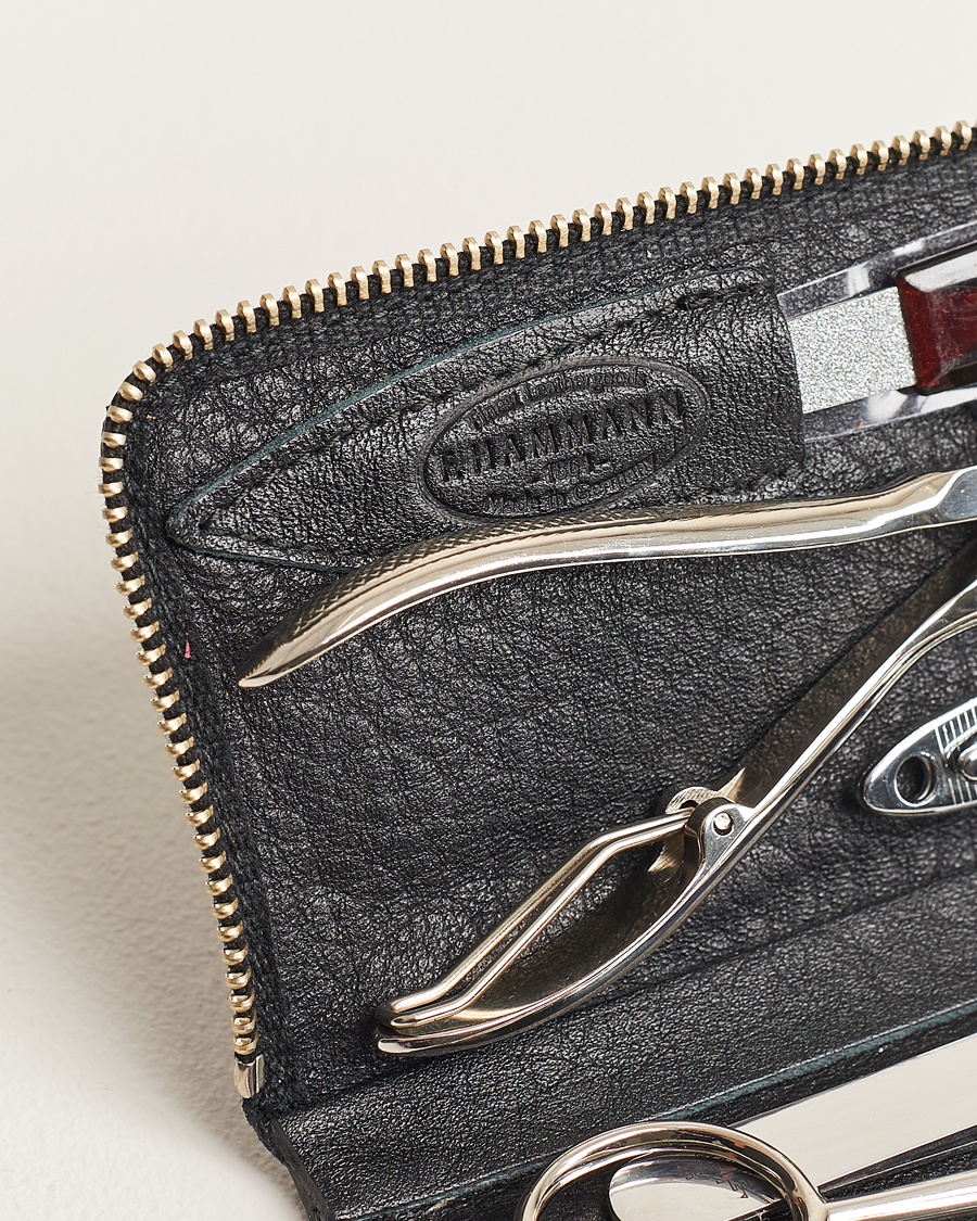 Mies | F. Hammann Men's Manicure Set Black | F. Hammann | Men's Manicure Set Black