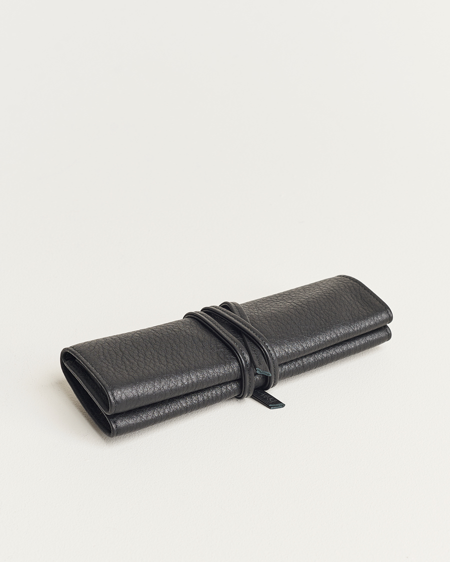 Mies | Kellojen säilytys | F. Hammann | Flat Travel Watchroll Black