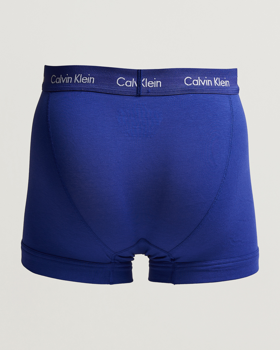 Mies | Calvin Klein | Calvin Klein | Cotton Stretch 3-Pack Trunk Blue/Black/Green