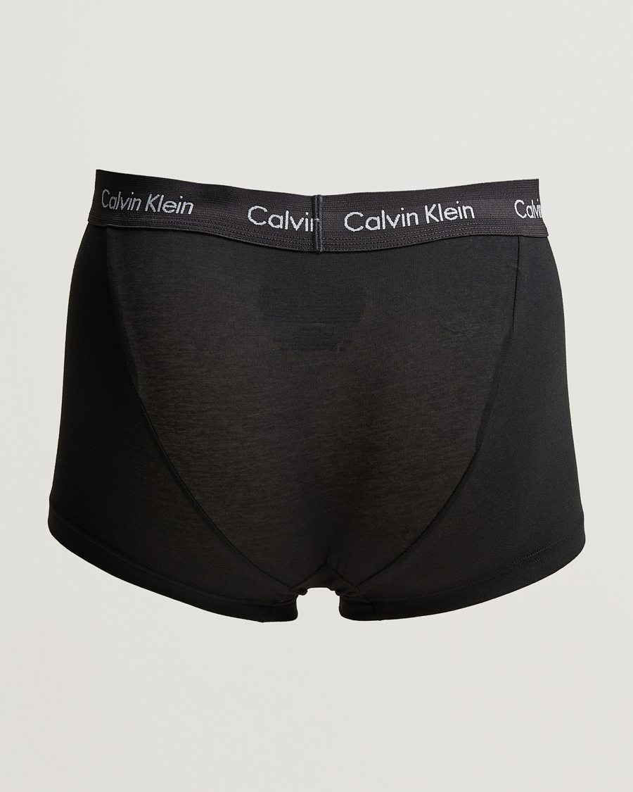 Mies |  | Calvin Klein | Cotton Stretch 3-Pack Low Rise Trunk Navy/Blue/Grey