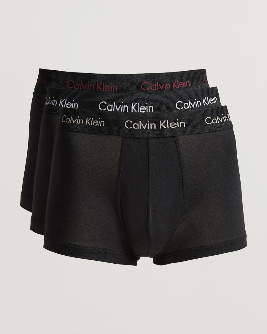 Mies | Calvin Klein | Calvin Klein | Cotton Stretch 3-Pack Low Rise Trunk Black