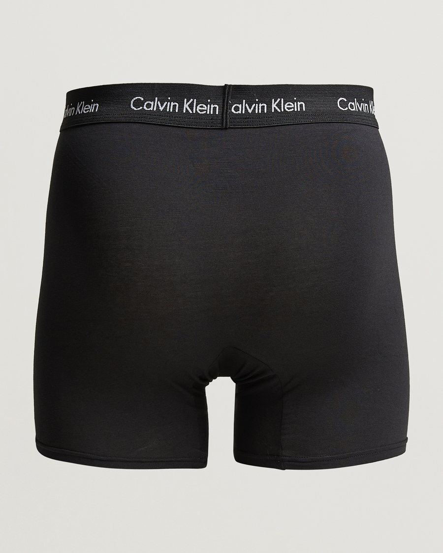 Mies | Calvin Klein | Calvin Klein | Cotton Stretch 3-Pack Boxer Brief Black/Port Red/Grey