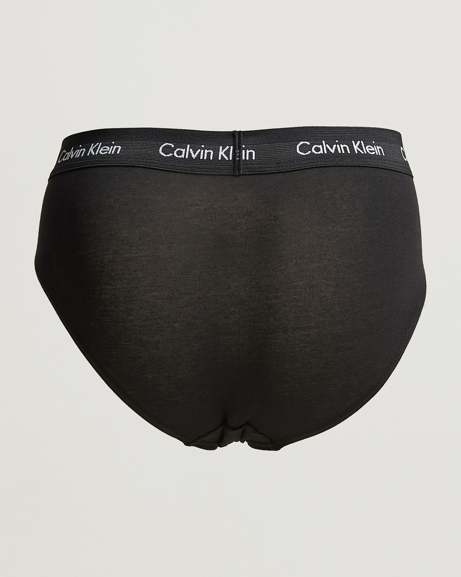 Mies | Calvin Klein | Calvin Klein | Cotton Stretch Hip Breif 3-Pack Black/Port Red/Grey