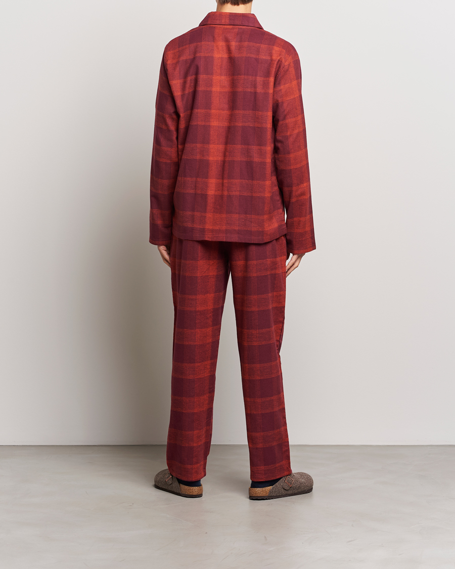 Mies |  | Calvin Klein | Cotton Checked Pyjama Set Red