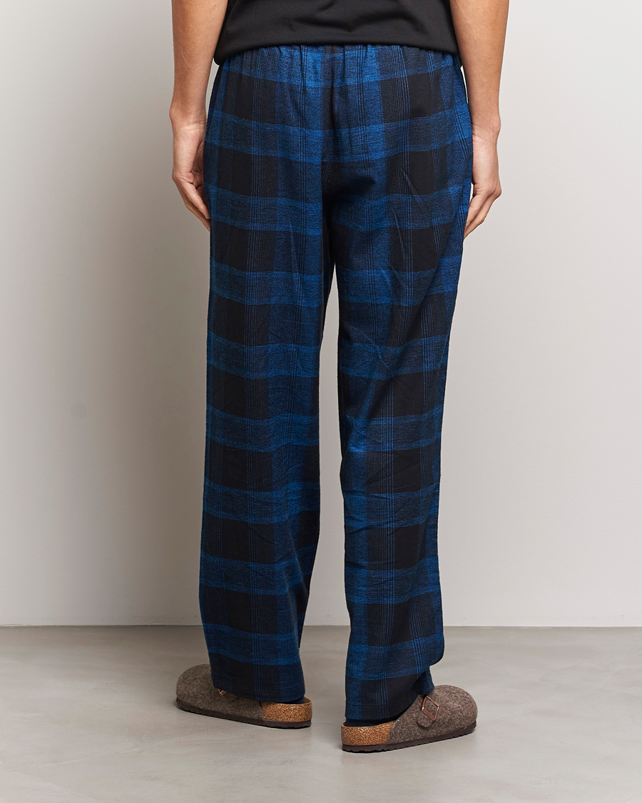 Mies | Yöpuvut ja kylpytakit | Calvin Klein | Flannel Pyjama Pants Black/Blue