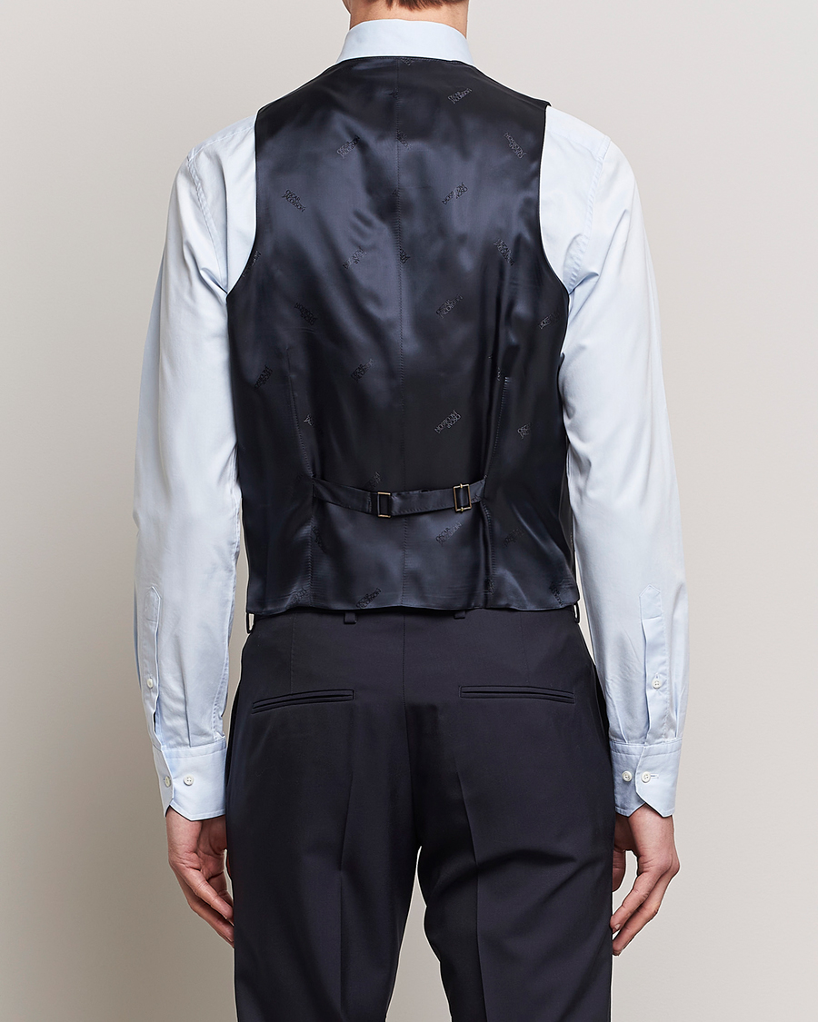 Mies | Pikkutakit | Oscar Jacobson | Carlo Wool Waistcoat Navy