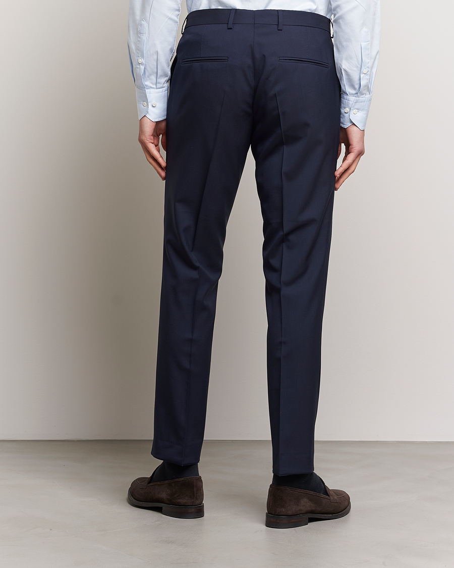 Mies | Housut | Oscar Jacobson | Diego Wool Trousers Blue