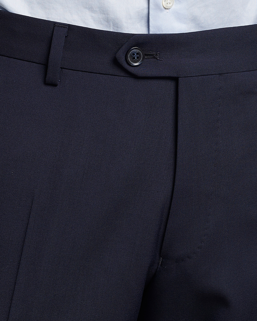 Mies | Housut | Oscar Jacobson | Diego Wool Trousers Blue