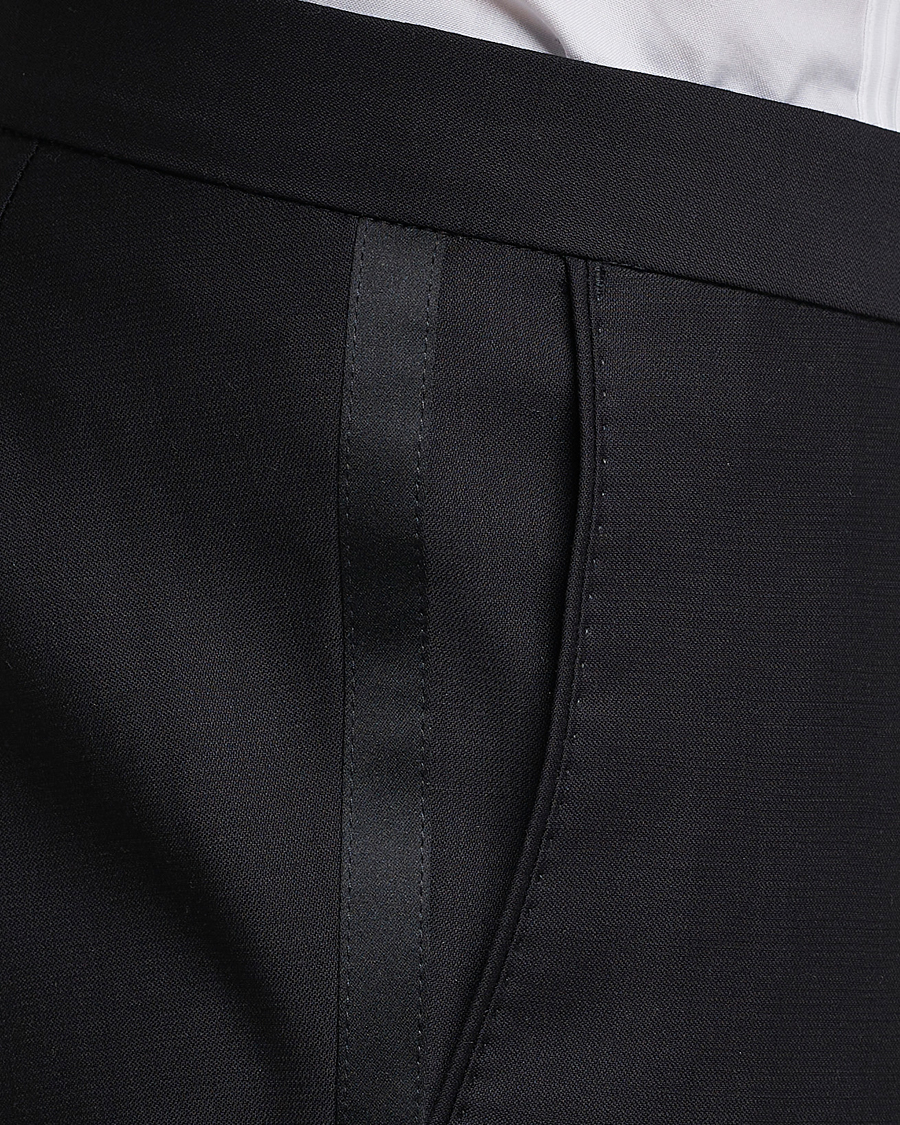 Mies | Pikkutakit | Oscar Jacobson | Elder Wool Tuxedo Blazer Black