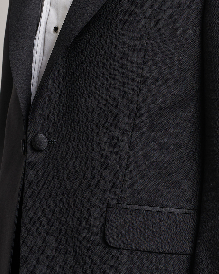 Mies | Pikkutakit | Oscar Jacobson | Frampton Wool Tuxedo Blazer Black