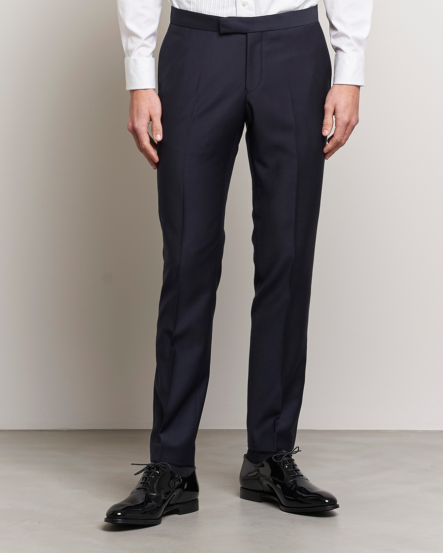 Mies |  | Oscar Jacobson | Duke Wool Trousers Navy