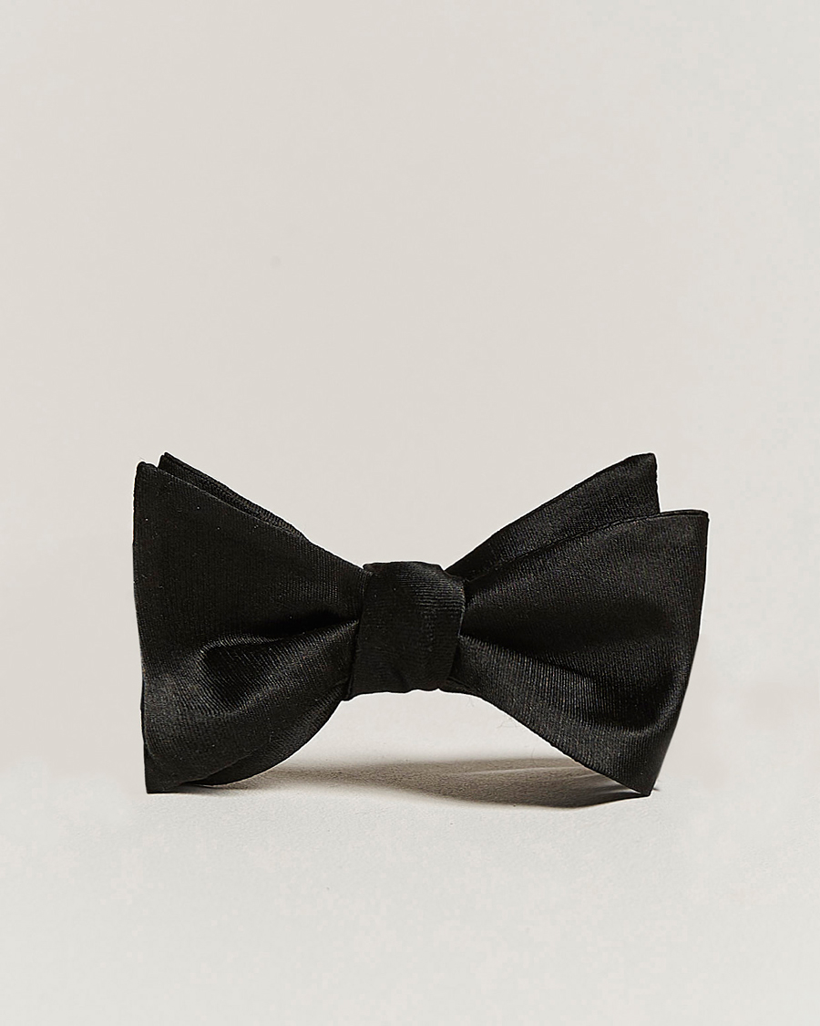 Mies | Oscar Jacobson Bow Tie, Self Tie Black | Oscar Jacobson | Bow Tie, Self Tie Black