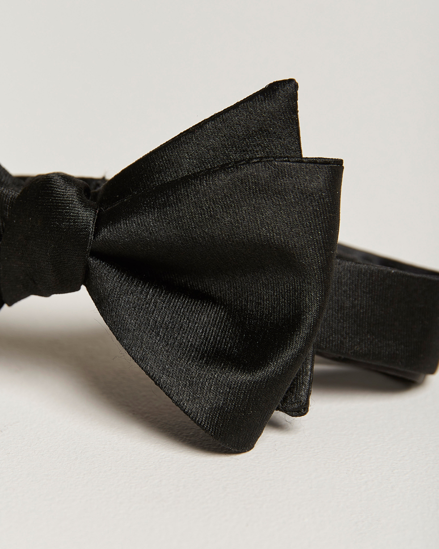 Mies | Oscar Jacobson Bow Tie, Self Tie Black | Oscar Jacobson | Bow Tie, Self Tie Black