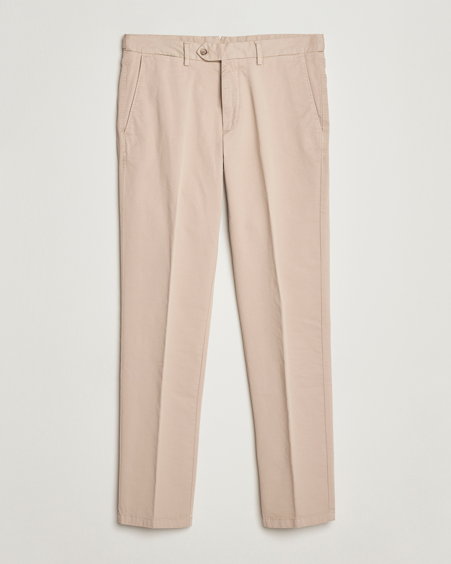 Mies |  | Oscar Jacobson | Danwick Cotton Trousers Beige
