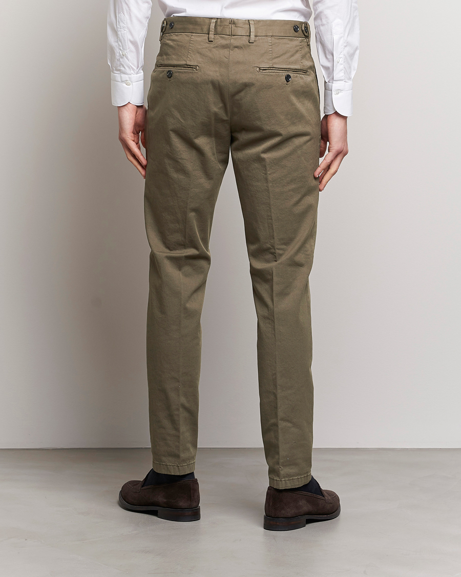 Mies | Housut | Oscar Jacobson | Danwick Cotton Trousers Olive