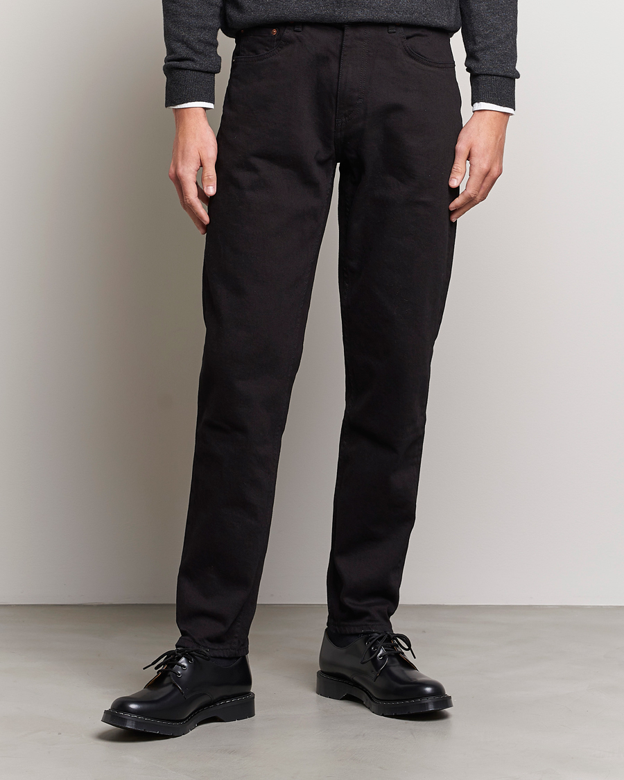 Mies | Tapered fit | Oscar Jacobson | Karl Cotton Stretch Jeans Black